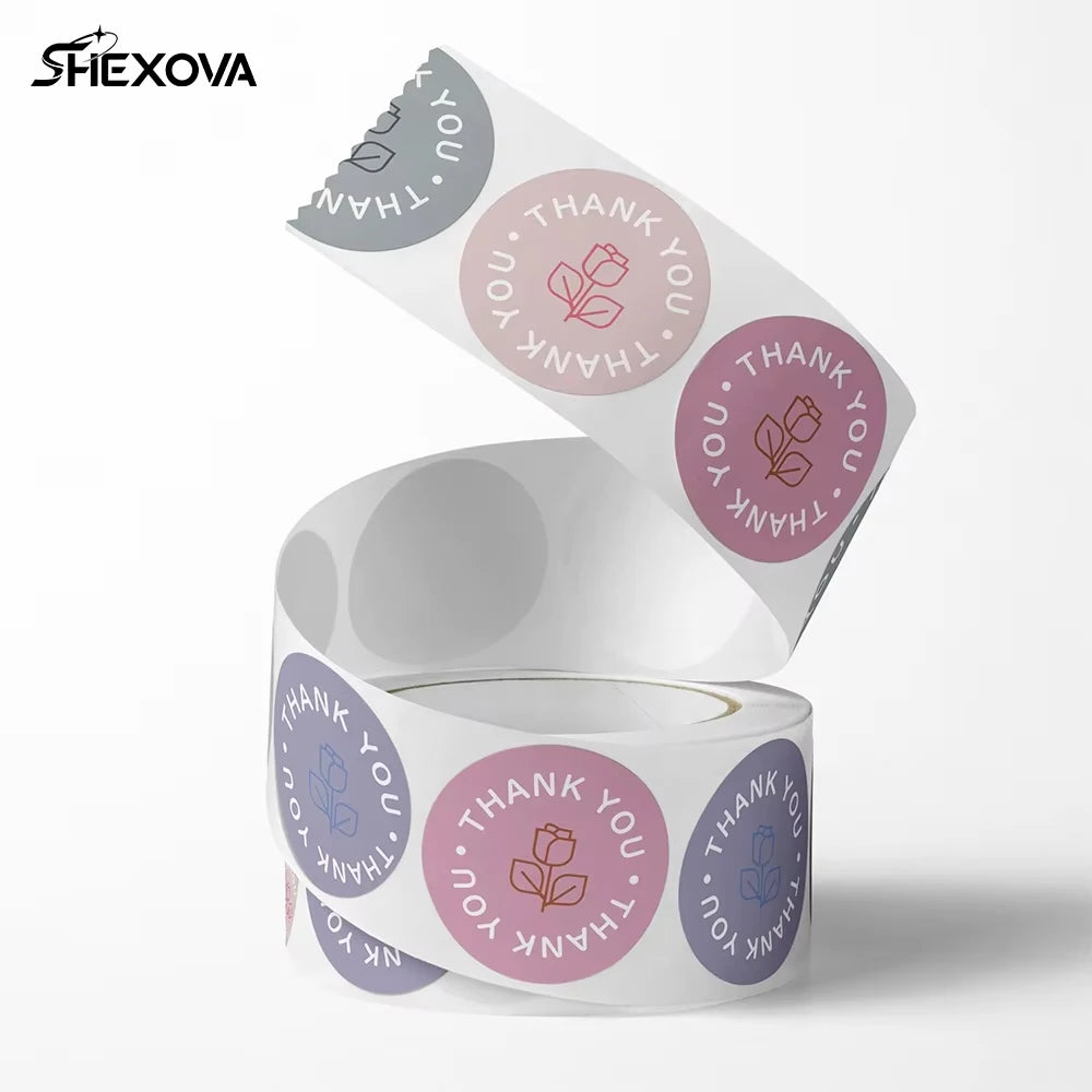 2024 New Product Print Customized Logo Round Stickers Self-Adhesive Waterproof Bottles Label Packaging Roll Labels