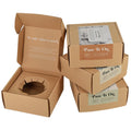 Custom Logo Corrugated Cardboard Protective Shipping Box with Paper Liner for Cosmetic Perfume Candle Honey Pot Glass Jar