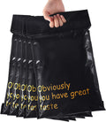 GDCX Poly Polyethylene Mailers Bag Large Bolsas Personalizadas Matte Black Mailer With Handle Design Polymailers
