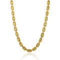 Stainless Steel Long Hip Hop Necklace and Chain Bracelet Set with Gold Sliver Necklace Bracelet Jewelry Gift Accessories