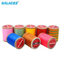 0.8mm Polyester Braid Flat Wax Thread High Strength Polyester Sewing Thread Hand-sewn Leather  Waxed Thread