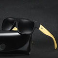 Fit Over Wholesale Vendors Sunglasses Uv400 Handmade Tac Polarized Oversized Square Plastic Frame Sun Glasses Bambu