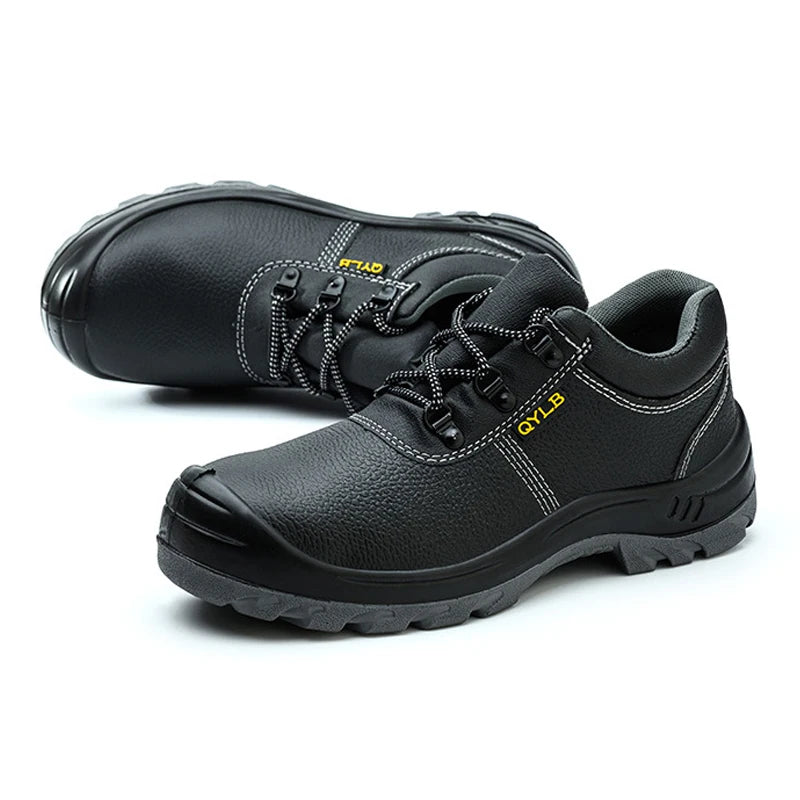Latest Unisex Genuine Leather Upper Safety Shoes Custom Men's Leather Boots with Steel Toe Functional for Winter Season Summer