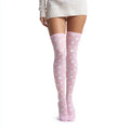 Women's Cotton Spandex Over-Knee High Socks with Polka Dots Design Premium Womens Socks