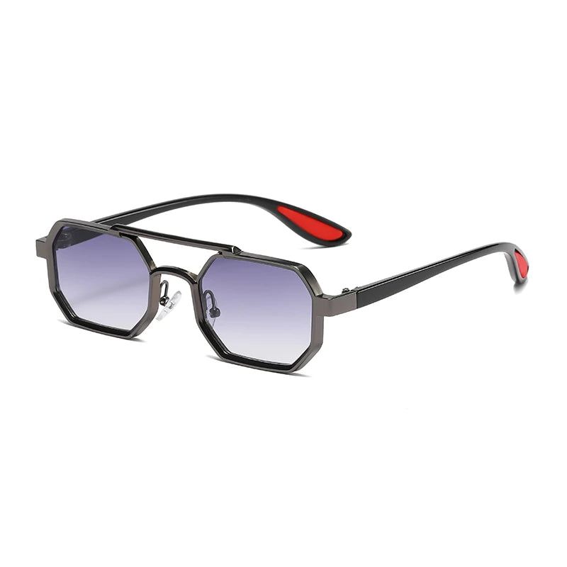 S2278 Designer Sunglasses Men Driving Glasses Uv400 Protection Double Bridge Metal Frame Sunglasses Men Women
