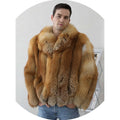 Man Fur Bomber Jacket Winter Vendors Wholesale Elegant Genuine Red Fox Fur Coat Men