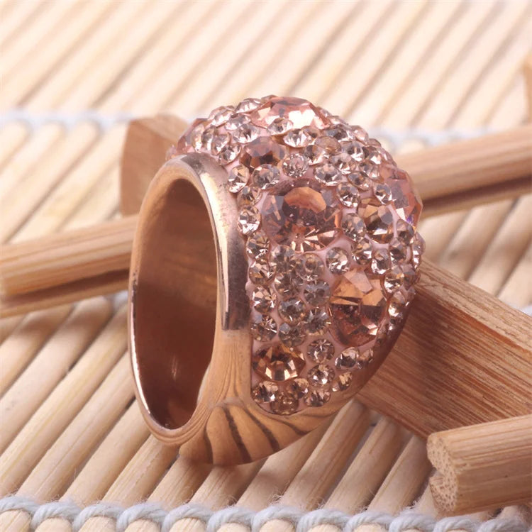 Brand Design Men Toe Rings Gemstone Stainless Steel Ring