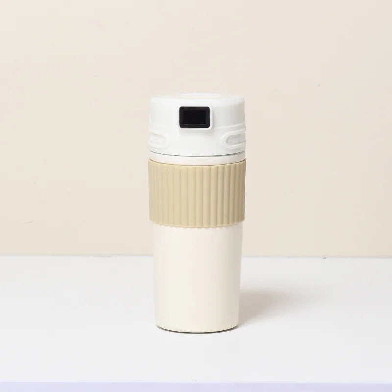 FX Factory Smart Stainless Steel Thermo Water Bottle Portable Sealed LED Digital Display Coffee Cup Gift Temperature-Conscious
