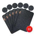 6 Place Mats and 6 Coasters Dining Table Placemat Set Felt Placemat Set