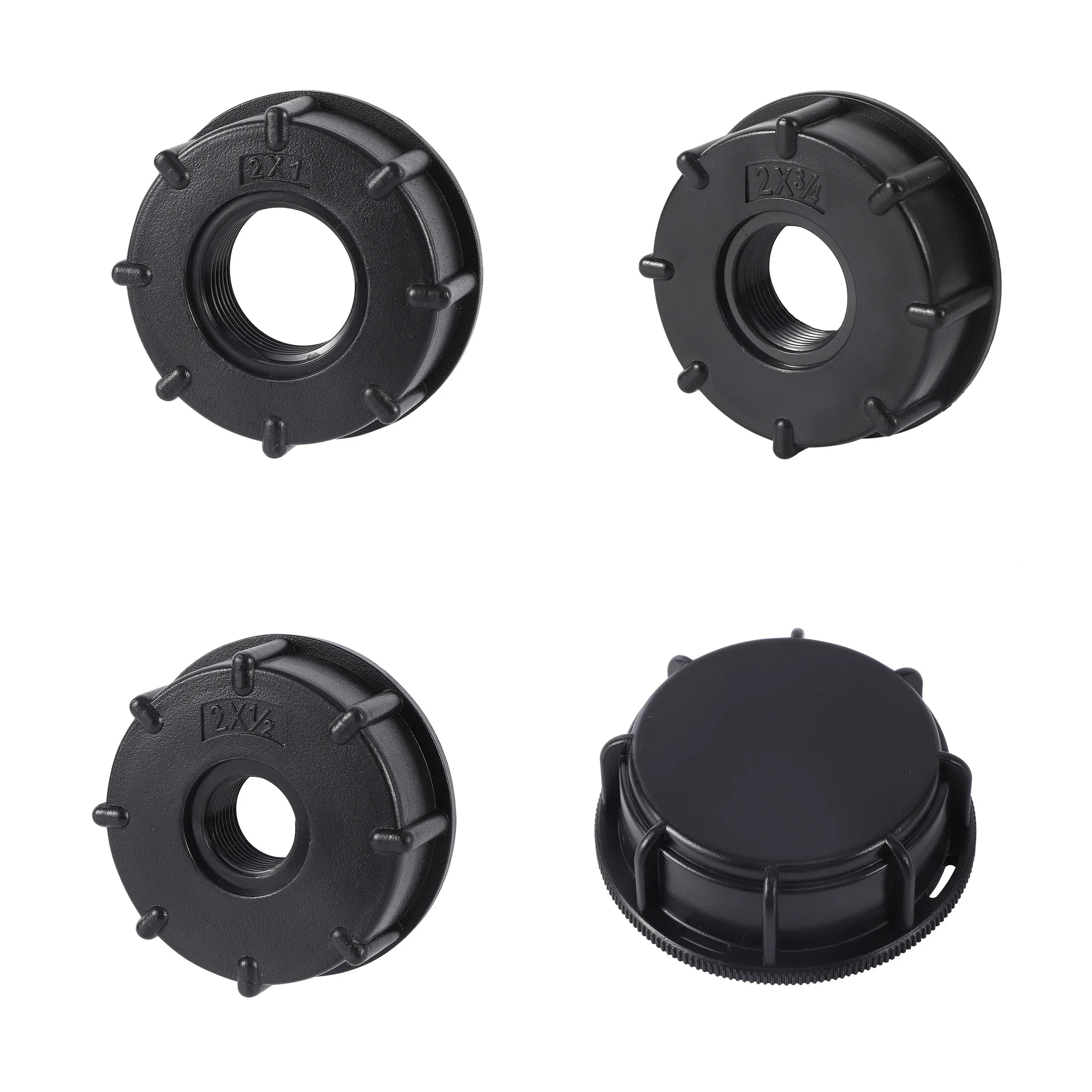 S60X6 IBC Water Tank Adapter 1/2 3/4 1 Inch Water Tap Connectors Tank Replacement Fitting