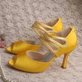 Bridesmaid Yellow Shoes for Wedding Party