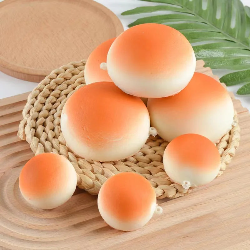 PU Simulation Food Steamed Bread Model Decompression Toy Photography Props Exquisite Ornaments