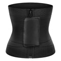 Women Elastic Waist Trainer Corset Trimmer Shaper Belt Sauna Sweat Corset Cincher with Zipper MegaBDM