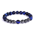 2022 New Design Green Agate Hematite Magnetic Beaded Stone Bracelet Healing Crystal Energy Unisex Couple Fashion Jewelry