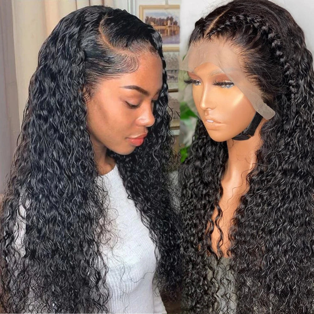 African Wig Small Roll Fashion Parting Long Curly Corn-perm Chemical Fiber Wig Hair Cover