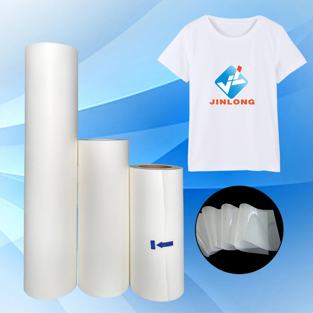 Best Quality Dtf Pet Films Roll for Dtf Clothing Printing Hot/cold Peel 75U Thickness 30cm 33cm 60cm PET Release Film MegaBDM