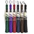27 Inch Auto Open 8 Ribs Umbrella with Custom LOGO 2 Fold Custom EVA Handle Golf Umbrella