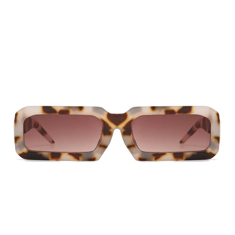 Square Frame Glasses New 2025 Square Sunglasses Travel Small 2025 Female Own Logo African Hiphop Sunglasses