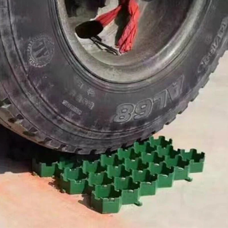 Grass Paver for Mud Control Plastic Best Quality Non-slip Stall Flooring Grid Height 38mm Industrial Graphic Design Protection