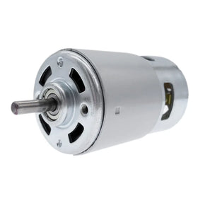 RS 775 Motor 12V/24V Double Ball Bearing Large Torque Low Noise 3000rpm-10000rpm Speed Range for Power Tool Accessories