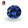Baifu Jewelry Top Quality Loose Round Dark Sapphire Zircon