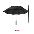 Premium Black Golf Umbrella Automatic Windproof Business Straight Golf Umbrella for Promotion