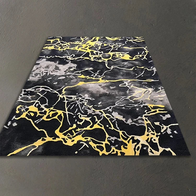 Living Room Carpet Floor Rugs Mats Large Marble Modern Area Rug Large Customized Carpet