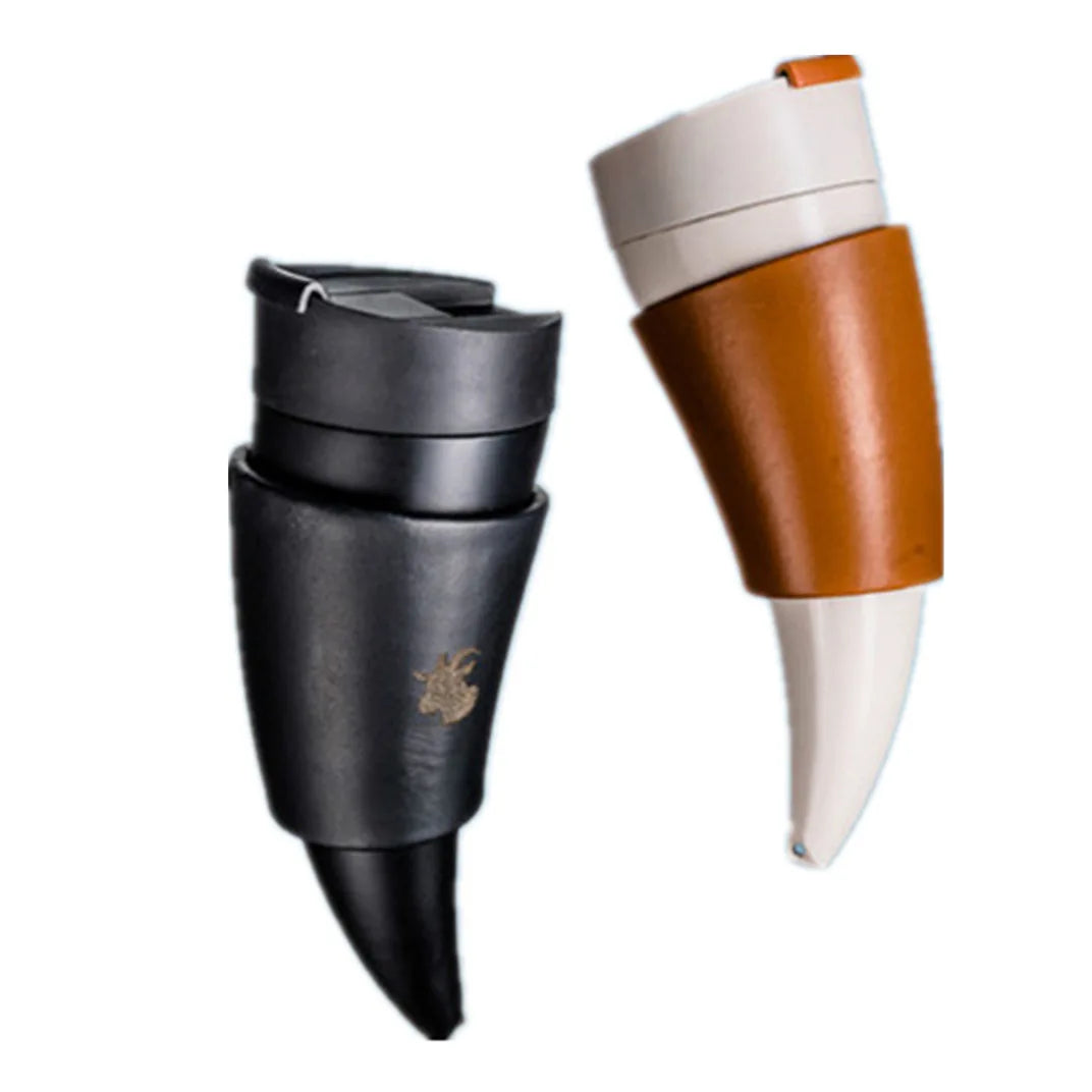 High Quality US Style Double Colors Easy Carrying With Lid and hang Free Lovers Ceramic Coffee Cup