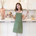 Canvas Apron Custom Logo Restaurant Staff Hospitality Mandil Personalized Design Cafe Bar Bubble Tea Shop Skirt Nail Hair Apron
