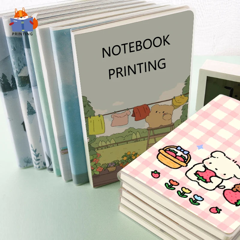 Custom Notebook Printing Softcover Book PU Covers Business Agenda Perfect Binding Business Agenda for Students School Office