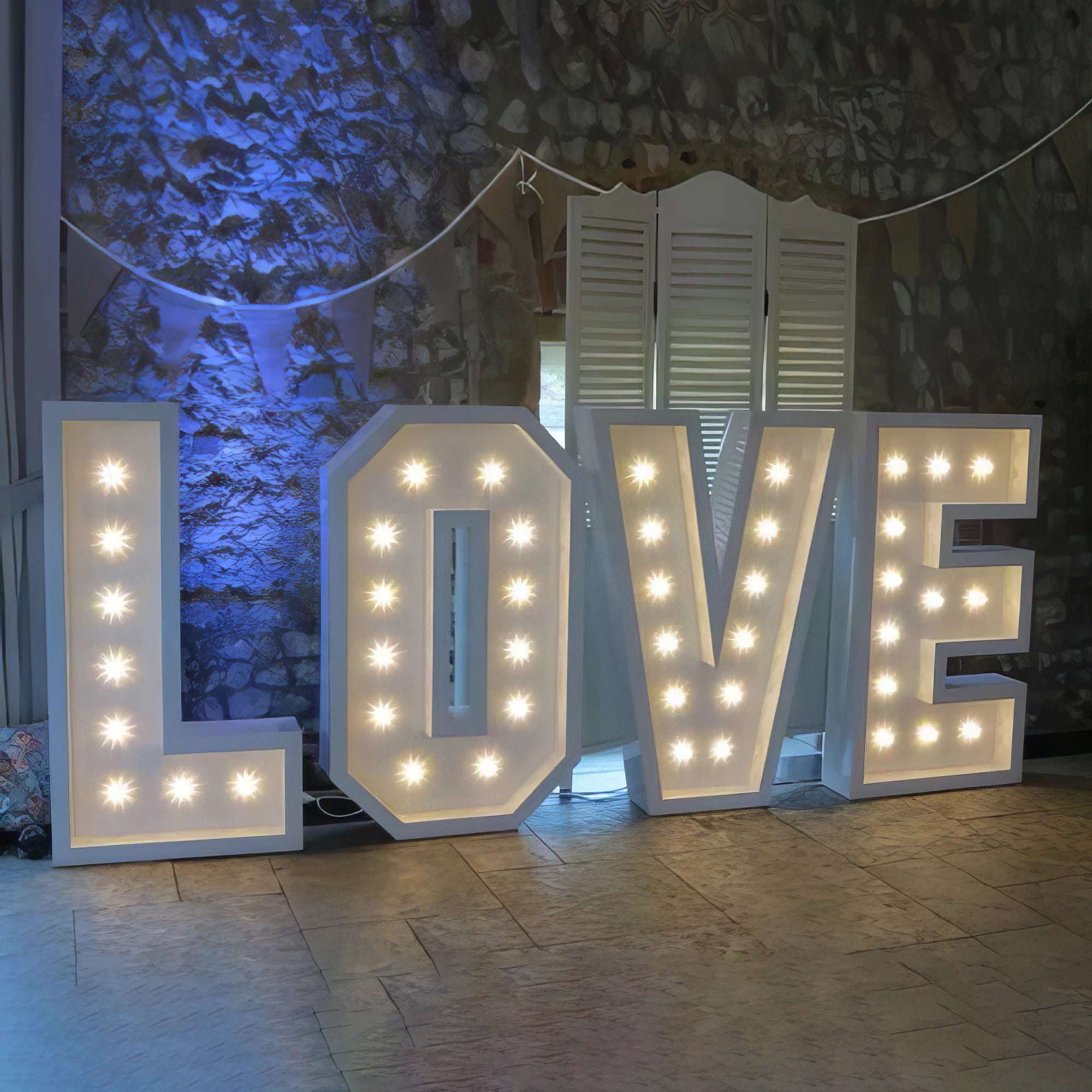 Wedding  Giant LOVE Large Acrylic Light up Letters Led Marquee Letters 4ft Marquee Letters Numbers