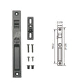 Blacks and Whites Chrome Pestillos Open Locked Sliding Aluminum Window Lock