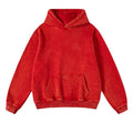 Custom Blank French Terry Dark Washed Hoodies 450 Gsm Drop Shoulder Oversized Men Hoodies