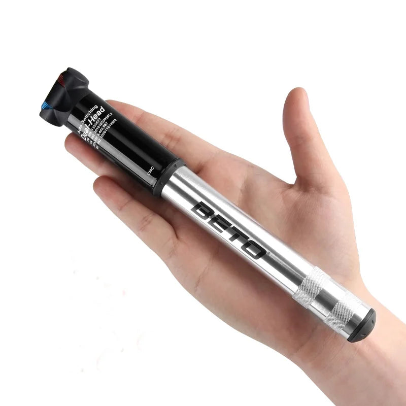 Portable Mini Bike Air Shock Pump for Fork & Rear With Adapter Hose Cycling Pump Bicycle Pump