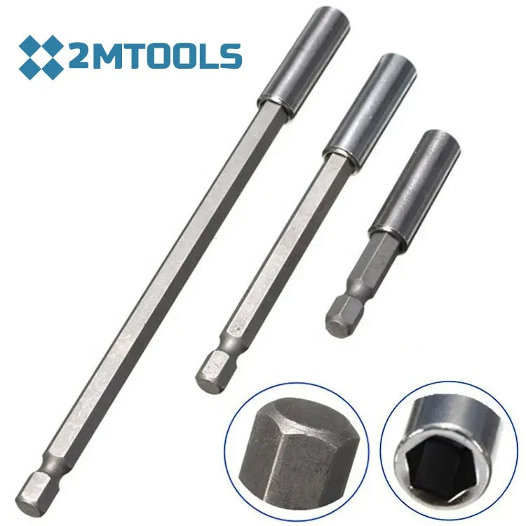 Magnetic Extension Socket Drill Bit Holder for Insert Bits 1/4" Hex Shank Power Tools