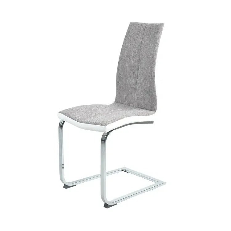China Factory OEM ODM Custom Modern Fabric Dining Room Chairs with Metal Base for Home Office Hotel Apartment Use