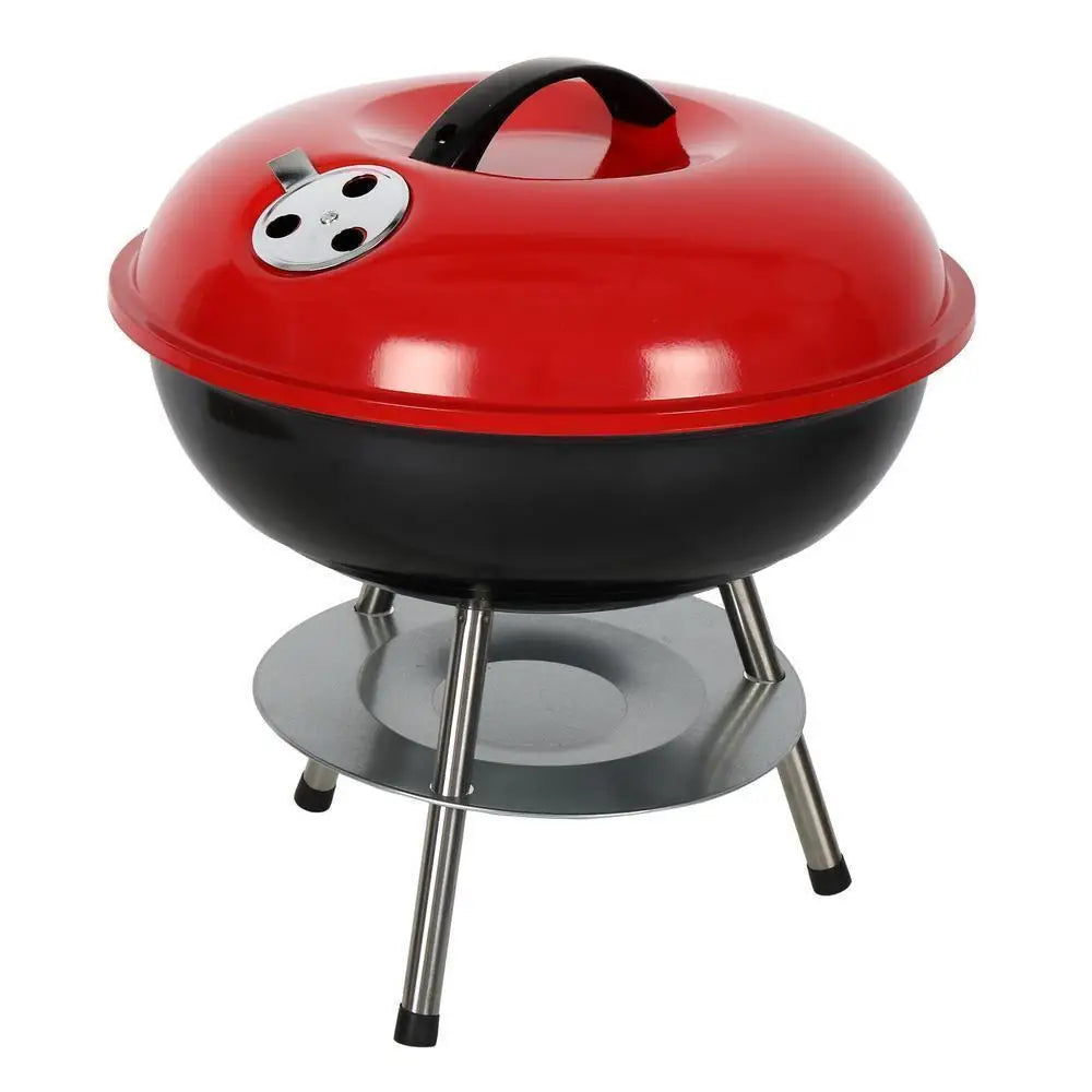In Stock Portable Charcoal Kettle Bbq Grill Mini Iron Personal Barbecue Camping Bbq Grill for Outdoor