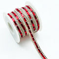 Flatback Rhinestone Chain Hotfix Clear Glass Crystal Ribbon Trim Iron Diamond Crystal Rhinestone Sheet