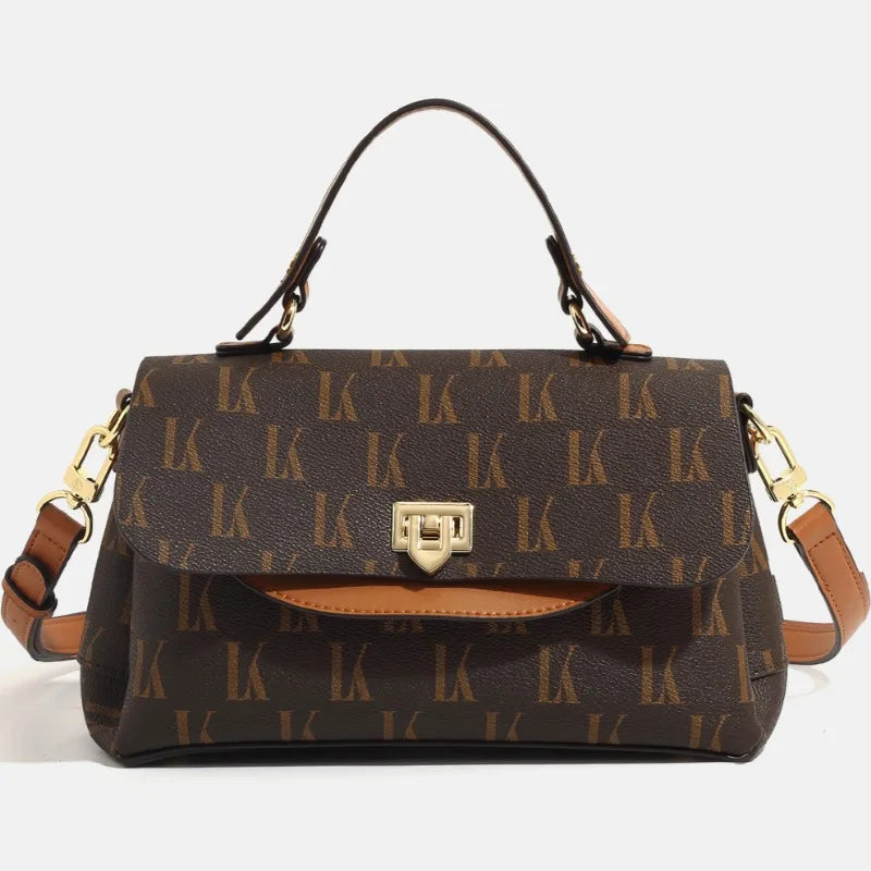 2025 New Fashion Women's Handbag Small Square Bag Texture Foreign Style One Shoulder Crossbody Bag Small Bag