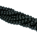 Wholesale Natural Black Jet Coral 6/8/10mm Round Loose Gemstone Beads for DIY Jewelry Making in Stone Beads Category