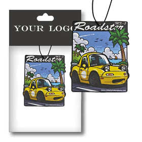 Different Scents Paper Car Air Freshener Wholesale Paper Promotional Gifts Custom Logo Hanging Air Freshener