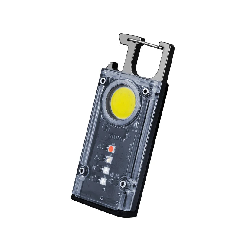 Helius Mini Multifunctional Rechargeable Portable Work Light Magnetic Check Light Bottle Opener Work Light Flashlight