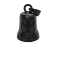 Black Stainless Steel Holy Cross Motor Biker Luck Gremlin Riding Guardian Bell Unisex for Motorcycle-Wedding Gift Party