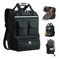 Large Capacity Tool Backpack for Men Heavy Duty Tools Organizer Bag WaterProof Tool Backpack With Padded Shoulder Strap