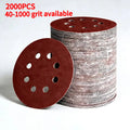 Wholesale SATC 125mm 8-Hole Aluminum Oxide Sanding Discs Hook and Loop 40-1000 Grits for Random Orbital Sander Fast Delivery