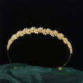 LUOXIN Zirconia Tiara Crown Gold Silver Color Headbands Brides Birthday Gift Zircon Headpieces Wedding Hair Accessories