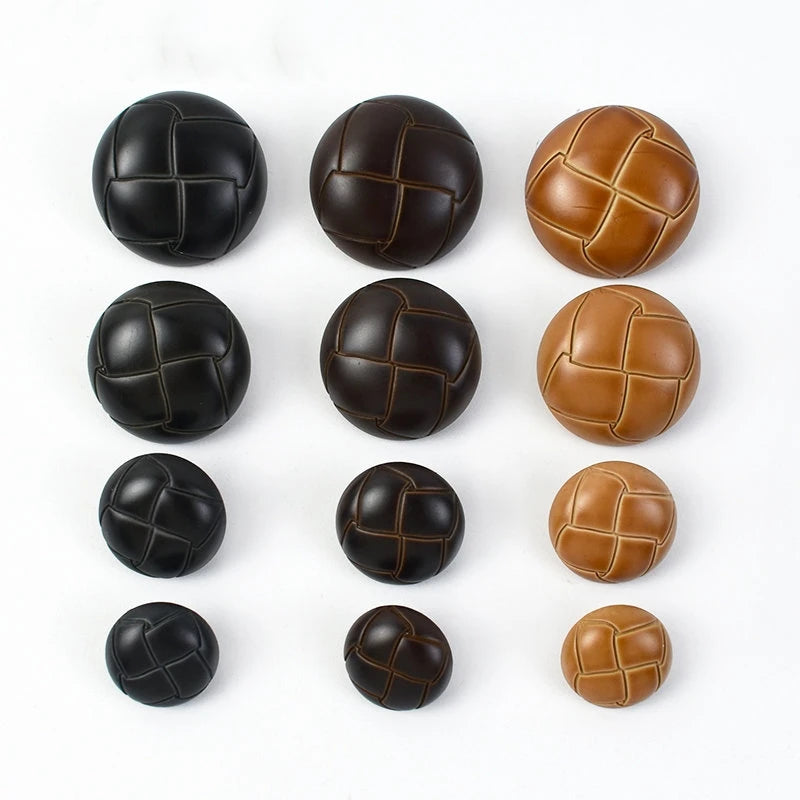 Deepeel B1-3 15-25mm Clothing Accessories DIY Sewing Material High-Quality Coat Buttons Leather Buttons for Casual Suits