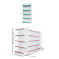 China Perfect Metallic Heavy Duty Double Sided Perforated Supermarket Shelf Equipment Supermarket Rack Second Hand Gondola