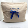 43*38*16cm Luxury Cotton Envelope Dust Bag for Fashion Handbags Cotton Clothing Packaging Bag With Blue Bowknot MegaBDM