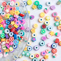 Mixed Color Animal Fruit Heart Shape Polymer Clay Beads Children's Bracelet Necklace Craft Ceramic Clay & Porcelain Beads